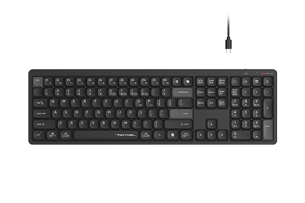 A4Tech FBX55C Bluetooth & 2.4G Wireless Keyboard - Black 1