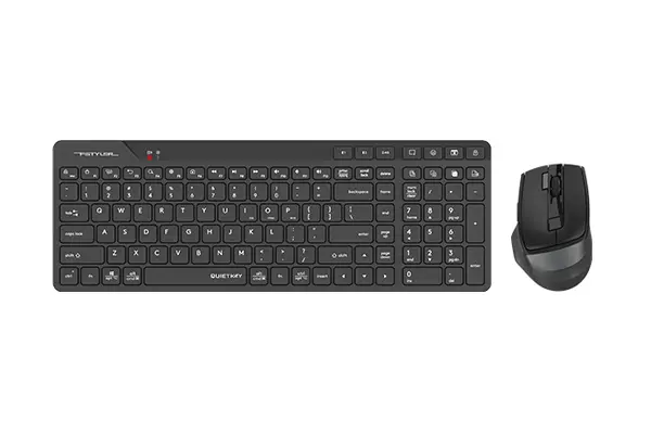 A4Tech FB2800C Air2 Bluetooth And Wireless Rechargeable Combo Set - Black