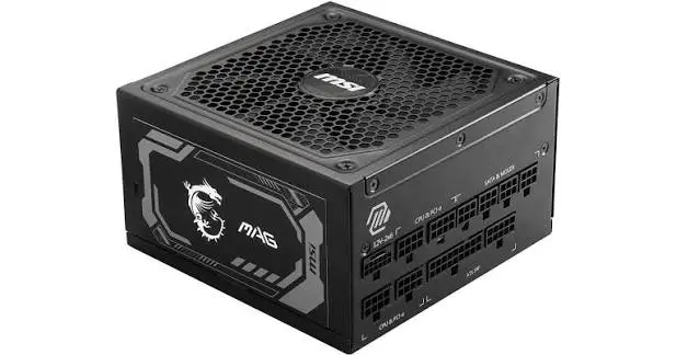 MSI MSG A1250GL 1250W PCIE5 80Plus Gold Power Supply 2