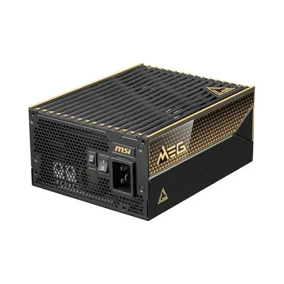 MSI MEG Ai1600T 1600W PCIE5 80 Plus Titanium Gaming Power Supply 2