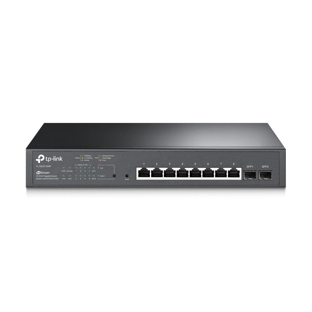 Tp-Link SG2210P JetStream 10-Port Gigabit Smart With 8-Port PoE+ Switch - 1 Year Warranty 2