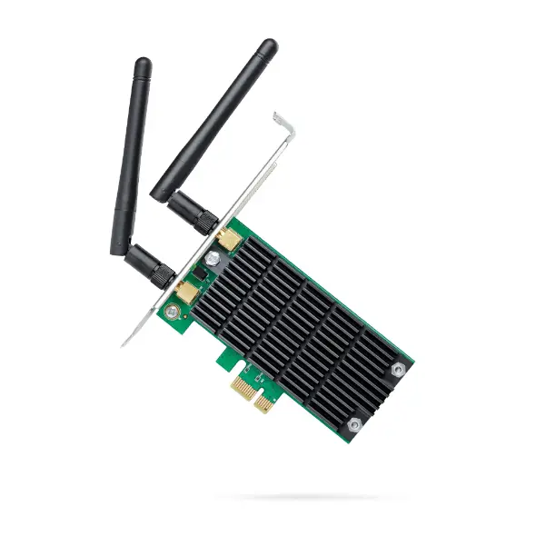 TP-Link Archer T4E AC1200 Dual-Band PCIe Wi-Fi & Bluetooth Adapter  -  Desktop Networking Upgrade