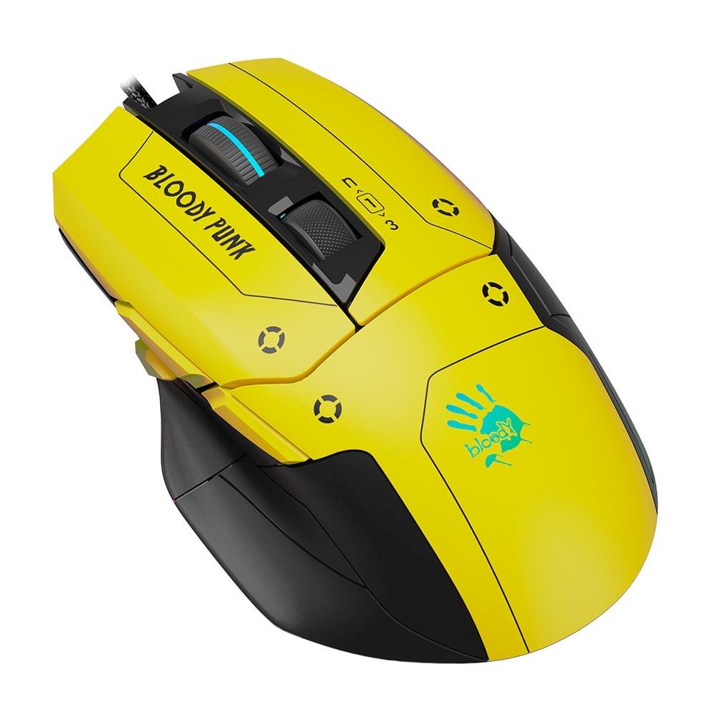 Bloody W70 Max RGB Gaming Mouse Punk Yellow 2