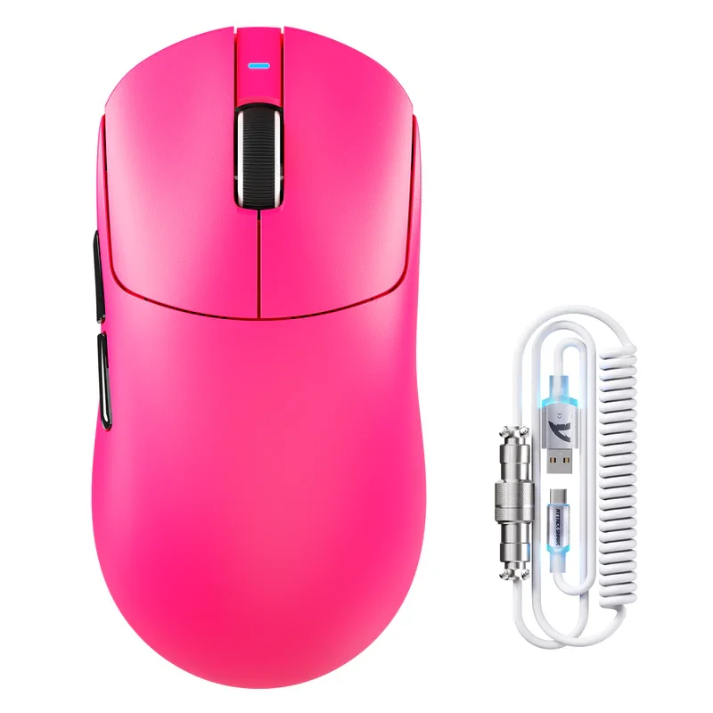 Attack Shark X8 Plus Gaming Mouse - Berry Red