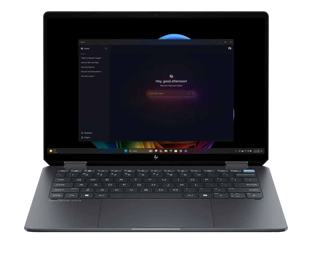 HP OmniBook Ultra Flip 2-in-1 14T-FH000 Intel Core Ultra 7 256V 16GB D5 1TB SSD 14.0" 3K OLED Touchscreen X360 Display Backlit KB Win11 Pro Eclipse Gray With Rechargeable Tilt Pen 2