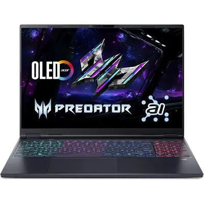 Acer Predator Helios Neo 16S AI PHN16S-71-99SA Intel Core Ultra 9 32GB D5 1TB SSD 16" OLED WQXGA 240Hz Display NVIDIA RTX 5070Ti 12GB Graphics RGB Backlit KB Win11 Home Black (Official Warranty) 1